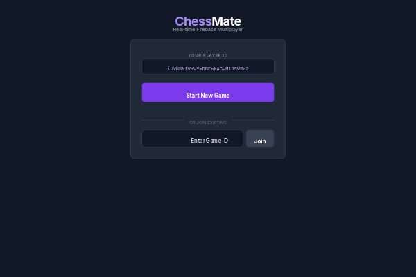 Firebase Multiplayer Chess
