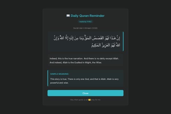 Quran Reminder - Free Version