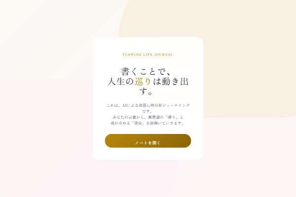 巡りの法則 | 未来創造ジャーナリング