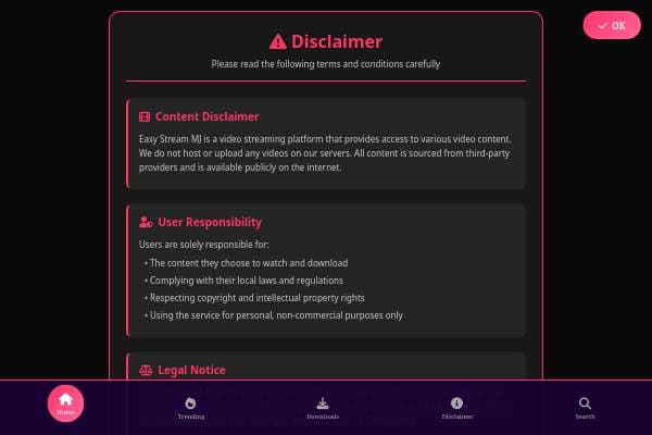 Easy Stream MJ - Premium Video Streaming