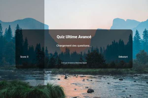 Quiz Ultime Avancé