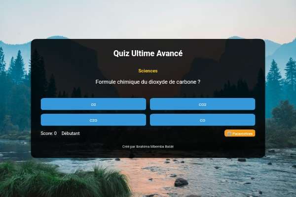 Quiz Ultime Avancé
