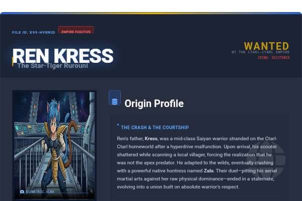 Character Database: REN KRESS