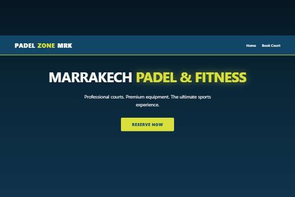 Club de Padel & Fitness Marrakech | Booking