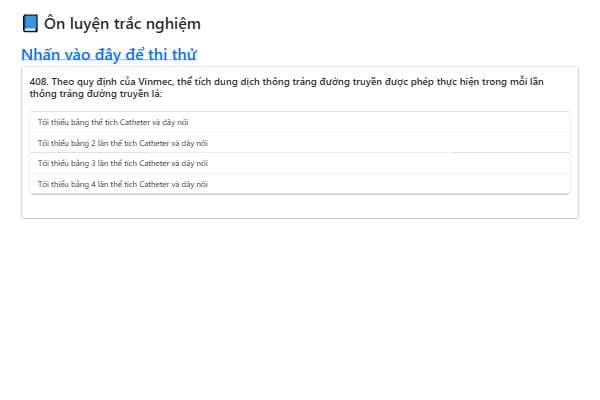 Ôn luyện trắc nghiệm