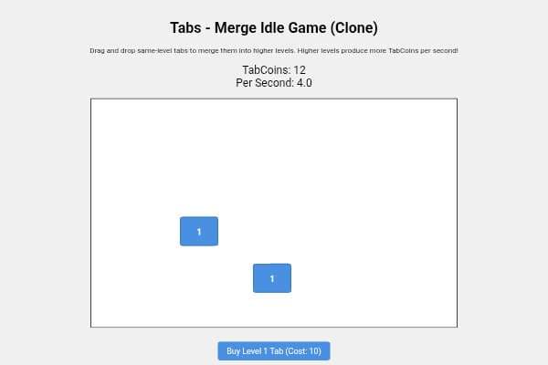 Tabs - Merge Idle Game Clone