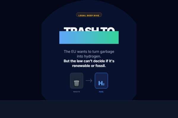 Trash to Treasure: The EU's WtH2 Paradox