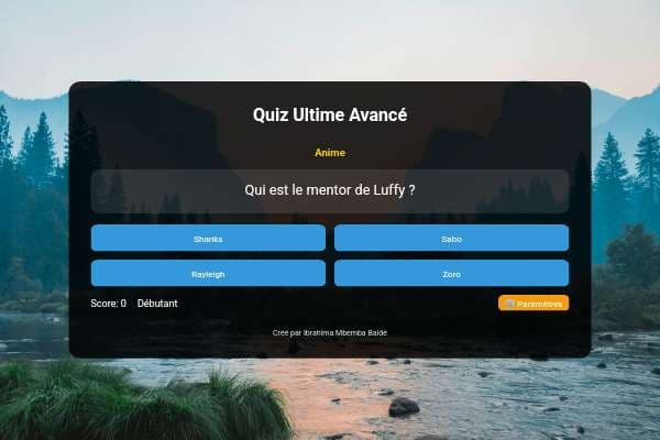 Quiz Ultime Avancé