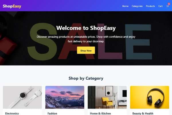 ShopEasy - Online Shopping