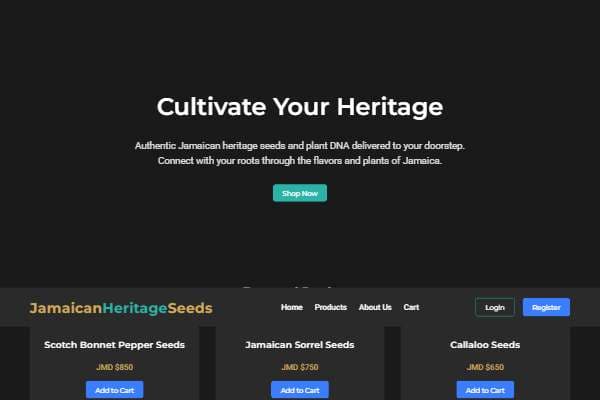 Jamaican Heritage Seeds | Authentic Jamaican Plant DNA