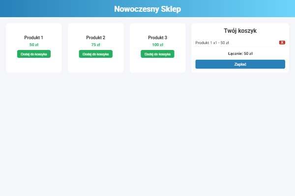 Nowoczesny Sklep Internetowy