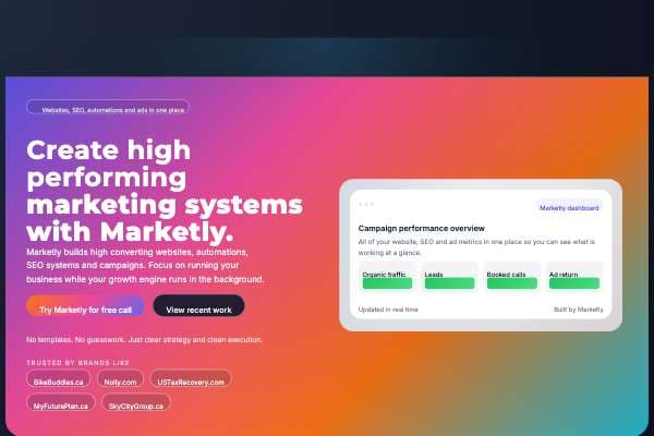 Marketly | Marketing That Actually Grows Your Business