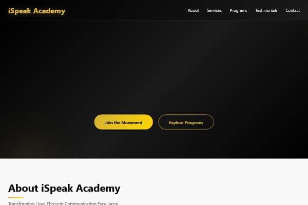 iSpeak Academy - Empowering Young Voices